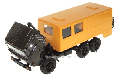 Изображение SCALE 1/43 НЕФАЗ-4308-0000010-15 грузо-пассаж. вахтовый автобус (К-43101-028) желтый
