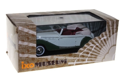 Изображение IXO-MUS-022 1/43 RENAULT Suprastella Coach 2-tones 1939 green/brown interiors