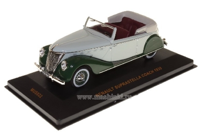 Изображение IXO-MUS-022 1/43 RENAULT Suprastella Coach 2-tones 1939 green/brown interiors