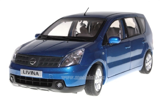 Изображение PAUDI 1/18 NISSAN Livina Geniss 2006 (6/6) blue