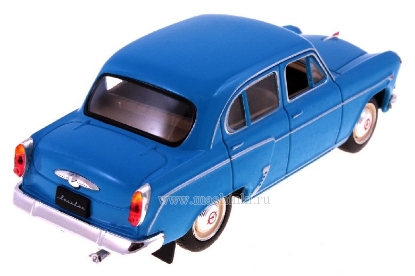 Изображение АЛ-римейк 1/43 М-407 (с клыками поздняя решетка) голубой