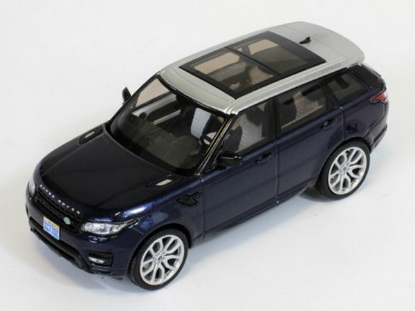 Изображение PREMIUM X 1/43 LAND ROVER Range Rover Sport 2014 blue/silver