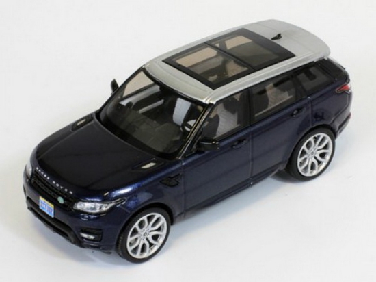 Изображение PREMIUM X 1/43 LAND ROVER Range Rover Sport 2014 blue/silver