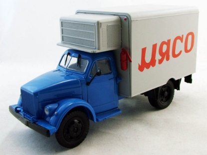 Изображение АНС-62 1/43 ГАЗ-51А рефрижератор МЯСО сине-белый (08.03.2014)
