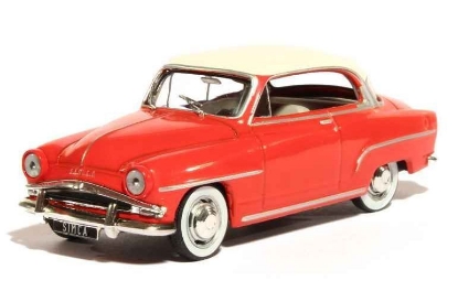 Изображение WHITEBOX 1/43 SIMCA Aronde Grand Large 1953 red/white