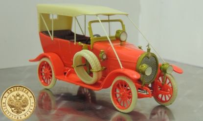 Изображение ИМПЕРИАЛ 1/43 РУССО-БАЛТ Е15/35 Торпедо с тентом красный
