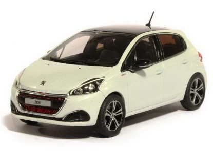 Изображение NOREV 1/43 PEUGEOT 208 (рестайлинг) 2015 nacre white