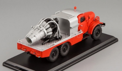 Изображение SSM 1/43 АГВТ-100 (157) пожарный автомобиль газовоздушного тушения красный