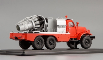 Изображение SSM 1/43 АГВТ-100 (157) пожарный автомобиль газовоздушного тушения красный