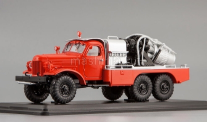 Изображение SSM 1/43 АГВТ-100 (157) пожарный автомобиль газовоздушного тушения красный