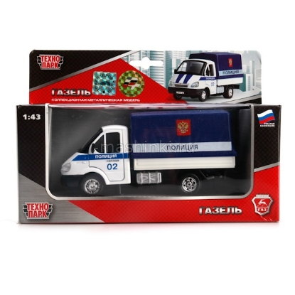 Изображение ТЕХНОПАРК 1/40 ГАЗЕЛЬ Полиция тент