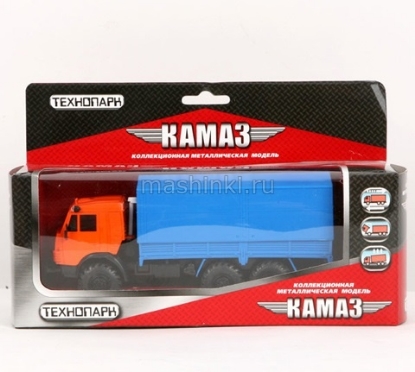 Изображение ТЕХНОПАРК 1/43 КАМАЗ гражданский инерц.