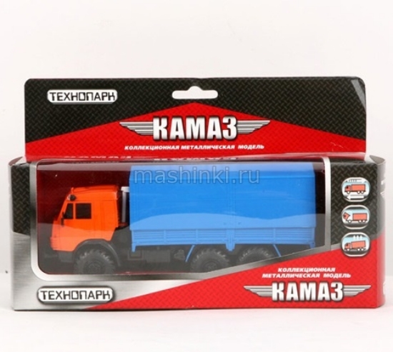 Изображение ТЕХНОПАРК 1/43 КАМАЗ гражданский инерц.