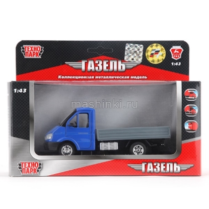 Изображение ТЕХНОПАРК 1/40 ГАЗЕЛЬ-3302 бортовая синий