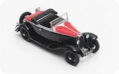 Изображение MATRIX 1/43 BUGATTI Type 40 Roadster 1929 black/dark red