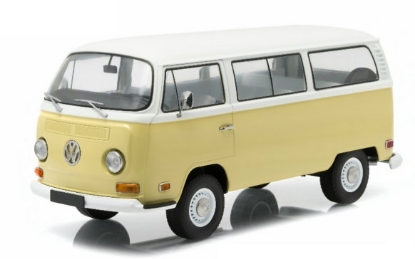 Изображение GREENLIGHT 1/18 VW T2a Bus 1971 kansas beige/pastel white