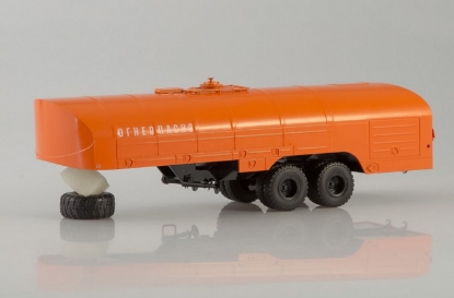 Изображение АИСТ 1/43 КРАЗ-258Б1 полуприцеп-цистерна ТЗ-22 хаки/оранжевый