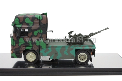 Изображение SCALE 1/43 Гантрак ДЫРОКОЛ/ЗИНА (ДНР 2014) ЗУ-23-2 на шасси MAN F2000 (тираж 10 шт)