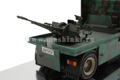 Изображение SCALE 1/43 Гантрак ДЫРОКОЛ/ЗИНА (ДНР 2014) ЗУ-23-2 на шасси MAN F2000 (тираж 10 шт)