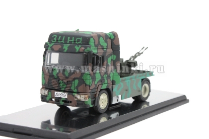 Изображение SCALE 1/43 Гантрак ДЫРОКОЛ/ЗИНА (ДНР 2014) ЗУ-23-2 на шасси MAN F2000 (тираж 10 шт)