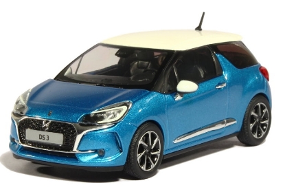 Изображение NOREV 1/43 CITROEN DS3 (рестайлинг) 2016 belle Ile blue