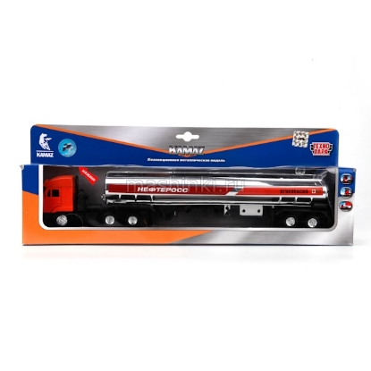 Изображение ТЕХНОПАРК 1/43 КАМАЗ цистерна НЕФТЕРОСС инерц. (свет, звук)