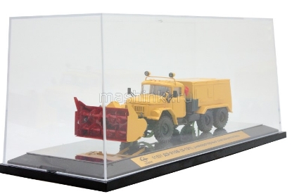 Изображение SCALE 1/43 ДЭ-210Б шнекороторный снегоочиститель (ЗИЛ-131) желтый