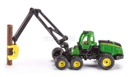 Изображение SIKU 1/87 JOHN DEERE с манипулятором и бревнами