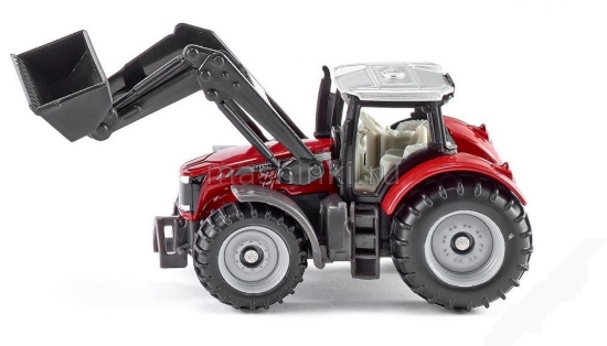 Изображение SIKU Трактор MASSEY FERGUSON с фронтальным погрузчиком