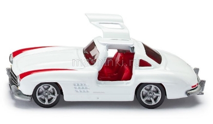 Изображение SIKU 1/64 MERCEDES-BENZ 300SL белый