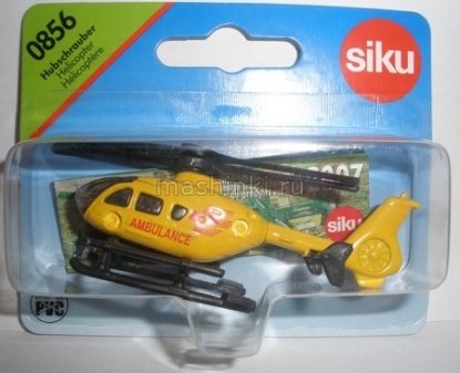 Изображение SIKU 1/87 Спасательный вертолет металл. желтый