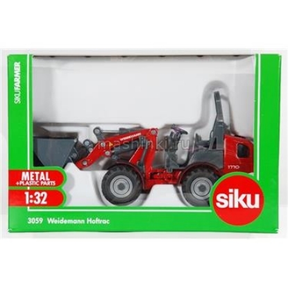 Изображение SIKU 1/32 Трактор садовый красно-серый