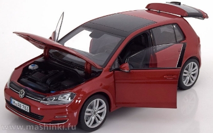 Изображение NOREV 1/18 VW Golf VII (5 дверей) 2013 sunset red