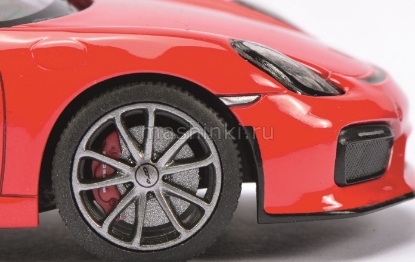 Изображение SCHUCO 1/43 PORSCHE Cayman GT4 (981) 2015 red