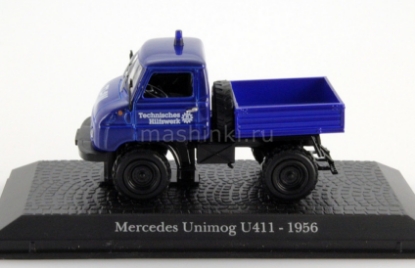 Изображение ATLAS 1/43 MERCEDES-BENZ UNIMOG U411 1956 blue