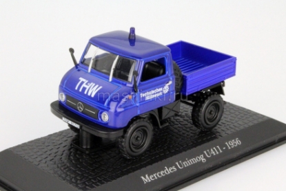 Изображение ATLAS 1/43 MERCEDES-BENZ UNIMOG U411 1956 blue