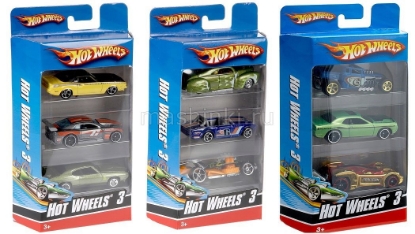 Изображение HOT WHEELS Набор 3 шт в ассорт.