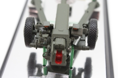 Изображение РУЧНАЯ РАБОТА 1/43 ГАУБИЦА Д-30 в развернутом положении хаки