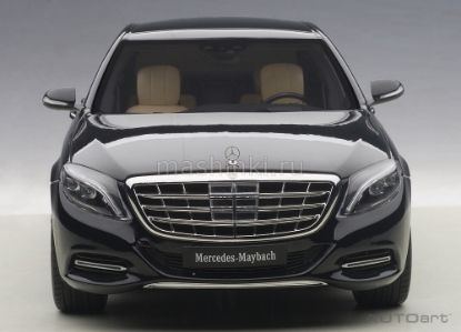 Изображение AUTOART 1/18 MERCEDES-MAYBACH S-Klasse S600 (SWB) 2015 black