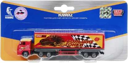 Изображение ТЕХНОПАРК 1/72 КАМАЗ фура металл. в блистере