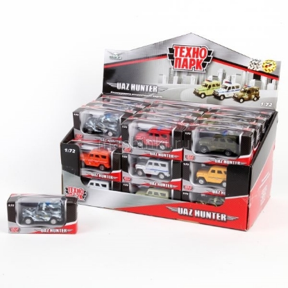 Изображение ТЕХНОПАРК 1/72 УАЗ Хантер/Hunter спецслужбы 7,5 см в ассорт.