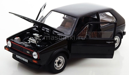 Изображение NOREV 1/18 VW Golf I GTI (3-двери) 1976 (3/4) black