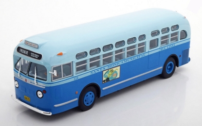 Изображение IXO 1/43 Автобус GM TDH-3714 Santa Monica Municipal 1955 blue