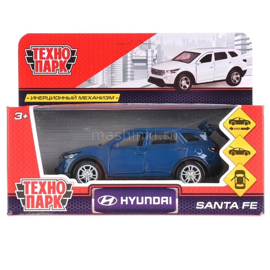 Изображение ТЕХНОПАРК HYUNDAI Santa Fe 12 см синий