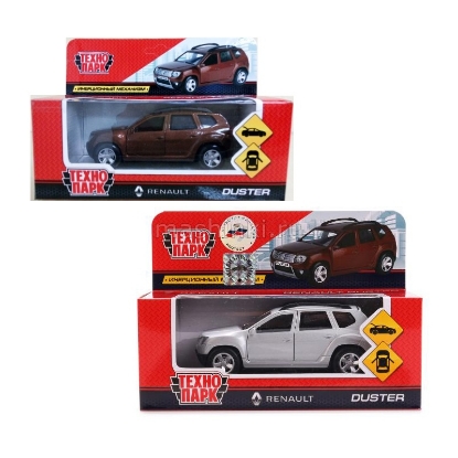 Изображение ТЕХНОПАРК RENAULT Duster 12 см серебристый