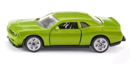 Изображение SIKU 1/64 DODGE Challenger SRT Hellcat зеленый