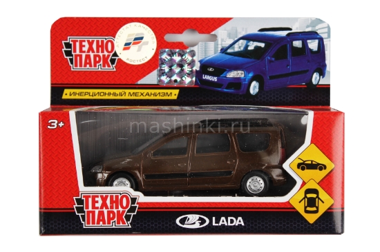 Изображение ТЕХНОПАРК 1/43 LADA Largus коричневый