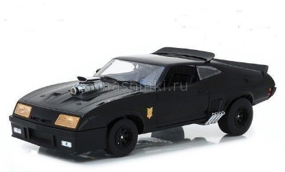 Изображение GREENLIGHT 1/18 FORD Falcon XB V8 Black Interceptor (к/ф Безумный Макс) 1973