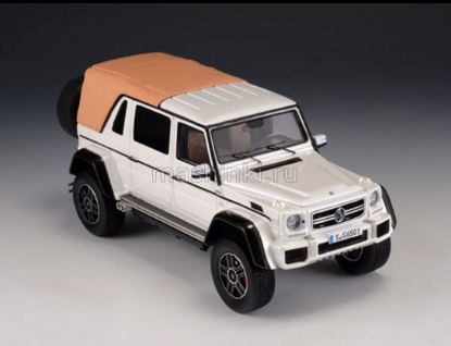 Изображение GLM 1/43 MAYBACH G650 4х4 Landau W463 (закрытый) 2017 white