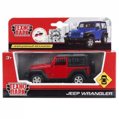 Изображение ТЕХНОПАРК 1/43 JEEP Wrangler красный